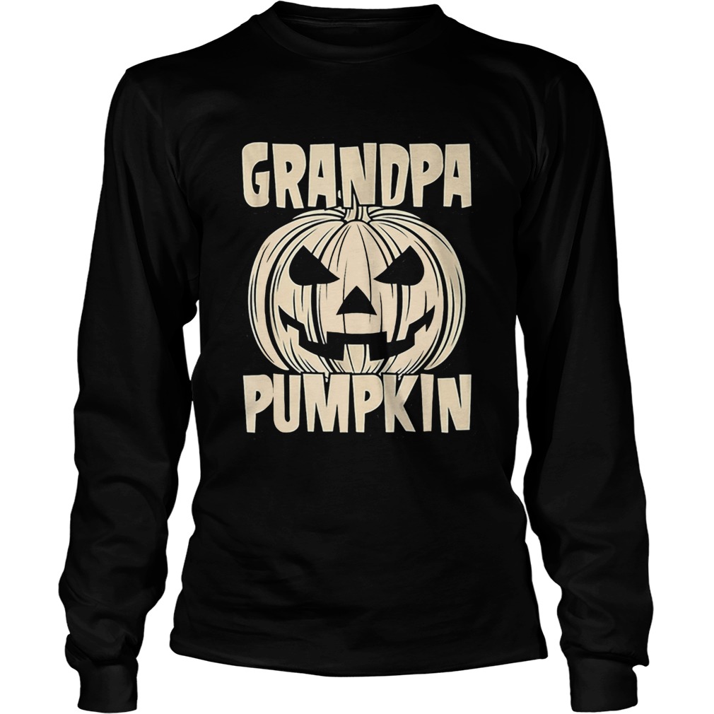 Halloween Grandpa Pumpkin Papa JackOLatern LongSleeve