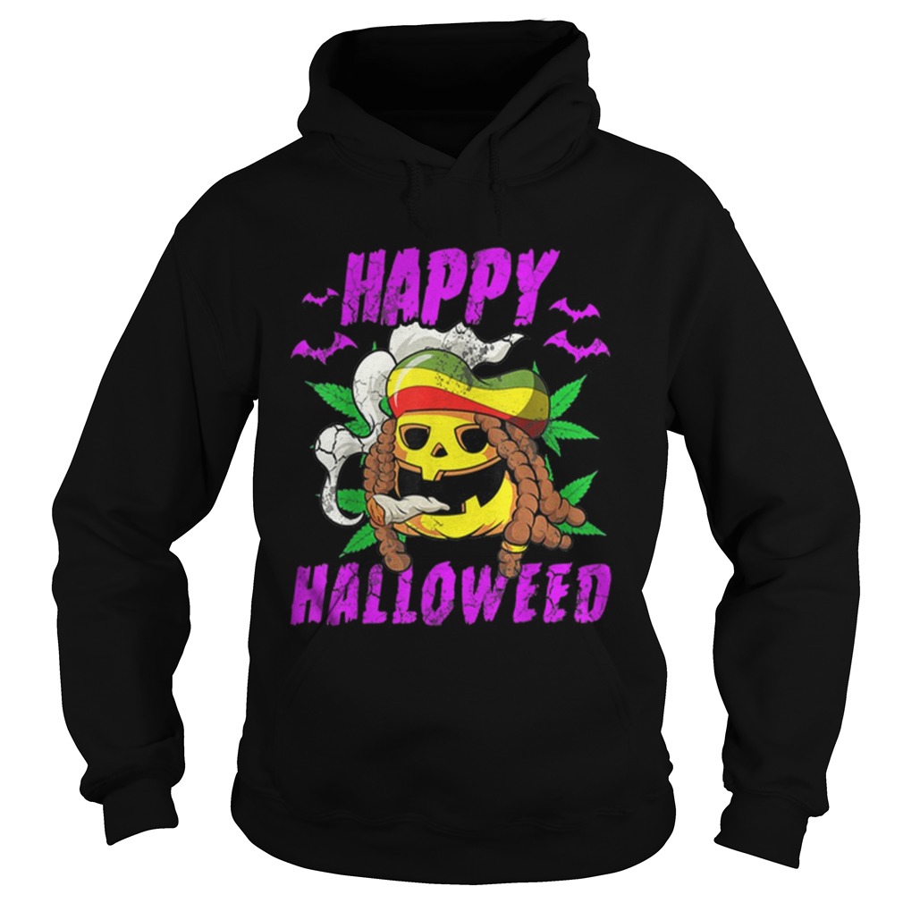 Halloween Happy Halloweed Rasta Pumpkin Marijuana Weed 420 LlMlTED EDlTlON Hoodie
