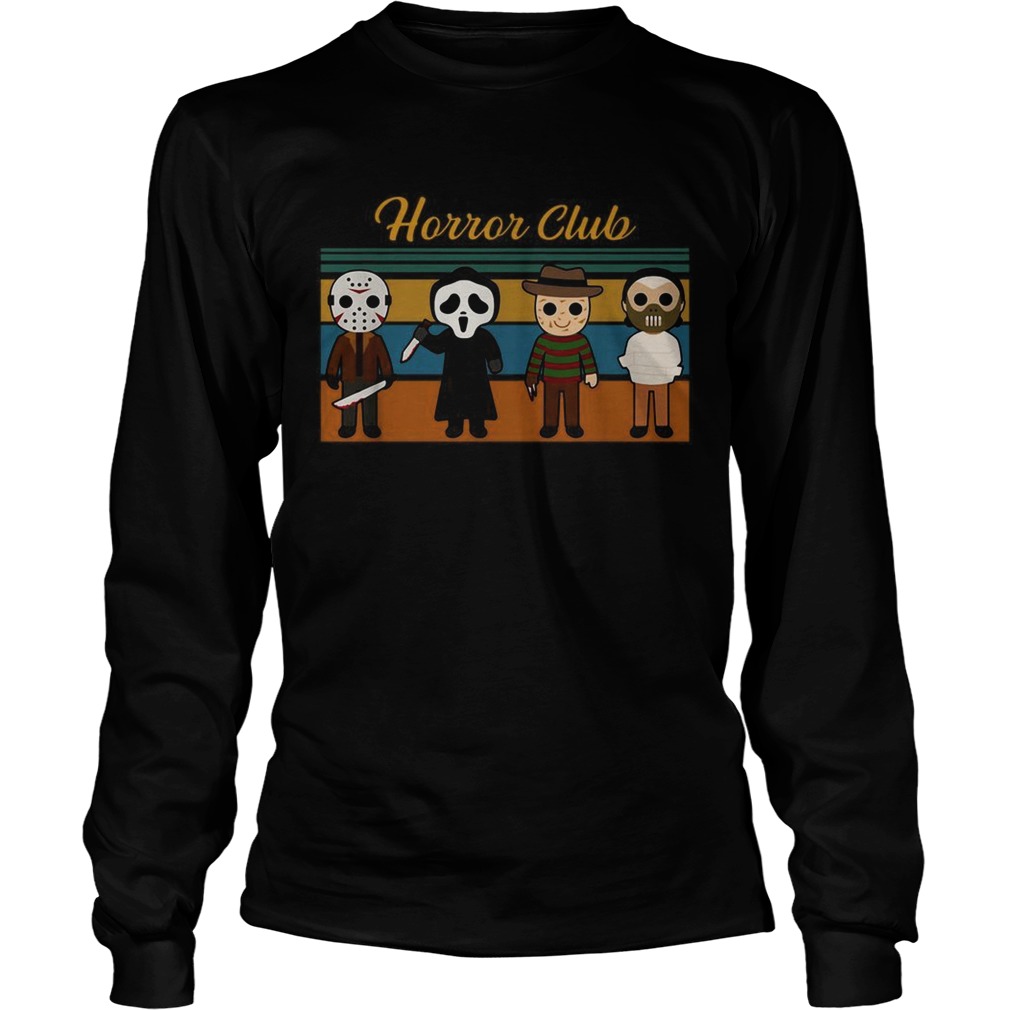 Halloween Horror club Horror character vintage LongSleeve