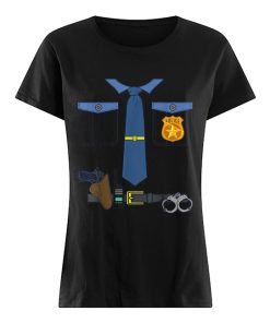 Halloween Kids Dress Up Police Officer COP Costume  Classic Women's T-shirt