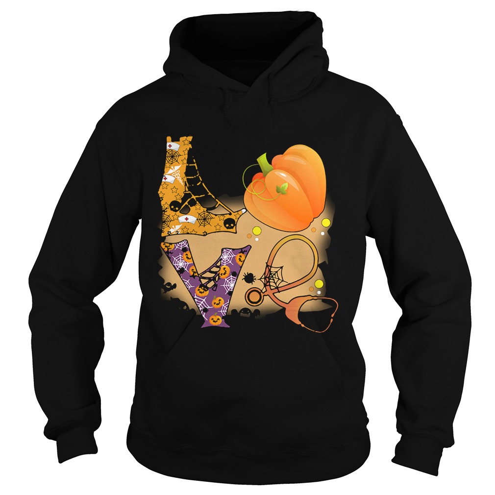 Halloween Love nurselife Nurse Life TShirt Hoodie