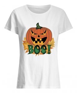Halloween Pumpkin Boo Shirt Classic Women's T-shirt