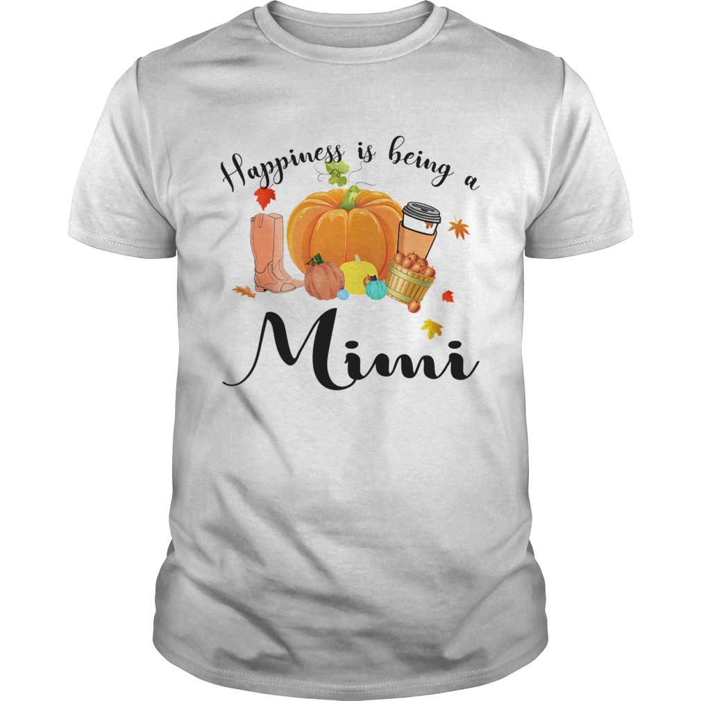 Halloween Pumpkin Happiness Is Being A Mimi TShirt