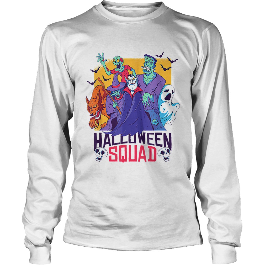 Halloween Squad Spooky Scary Ghosts LongSleeve