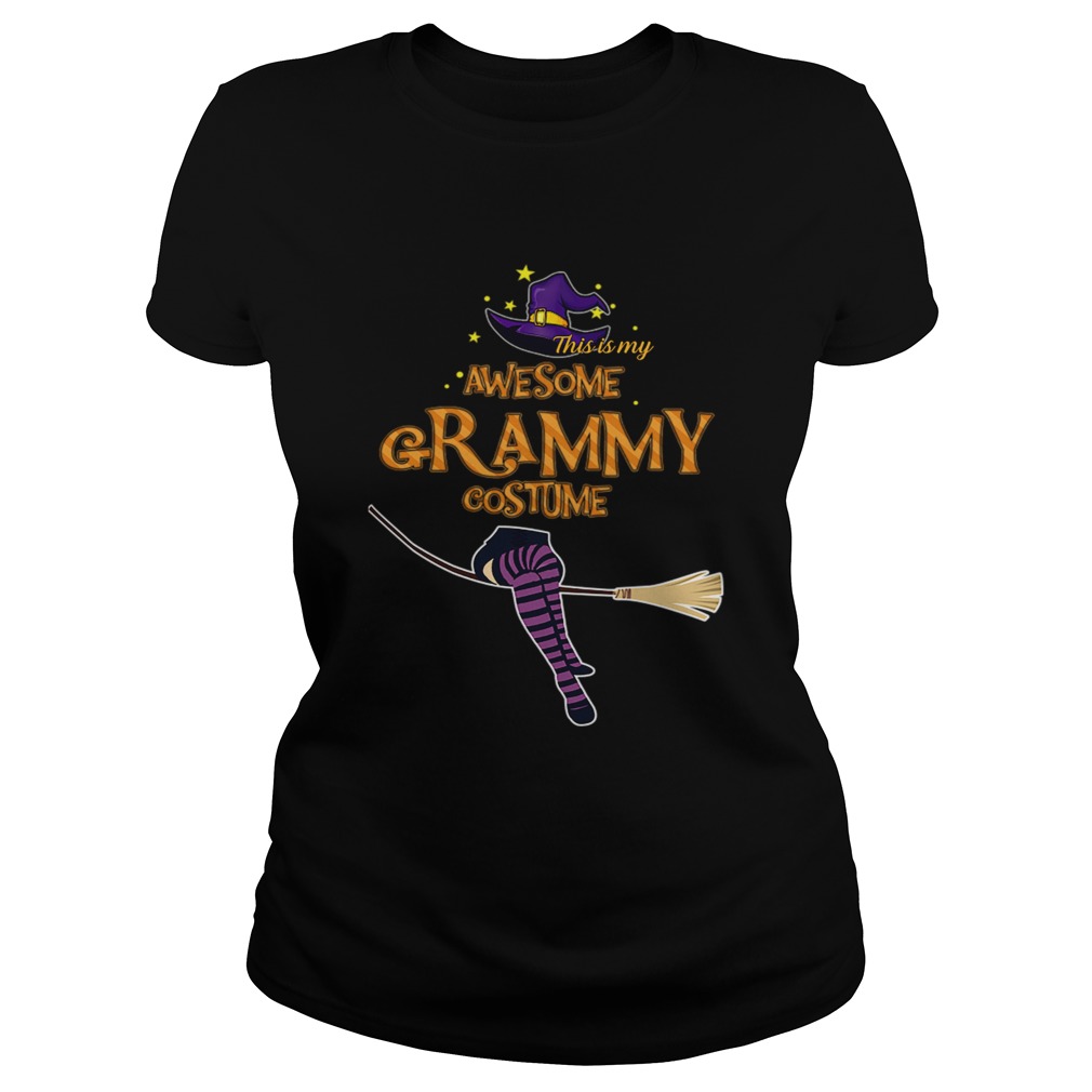 Halloween This Is My Awesome Grammy Costume TShirt Classic Ladies