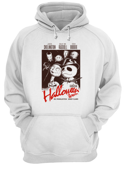 Halloween Town Jack Skellington Poster Unisex Hoodie