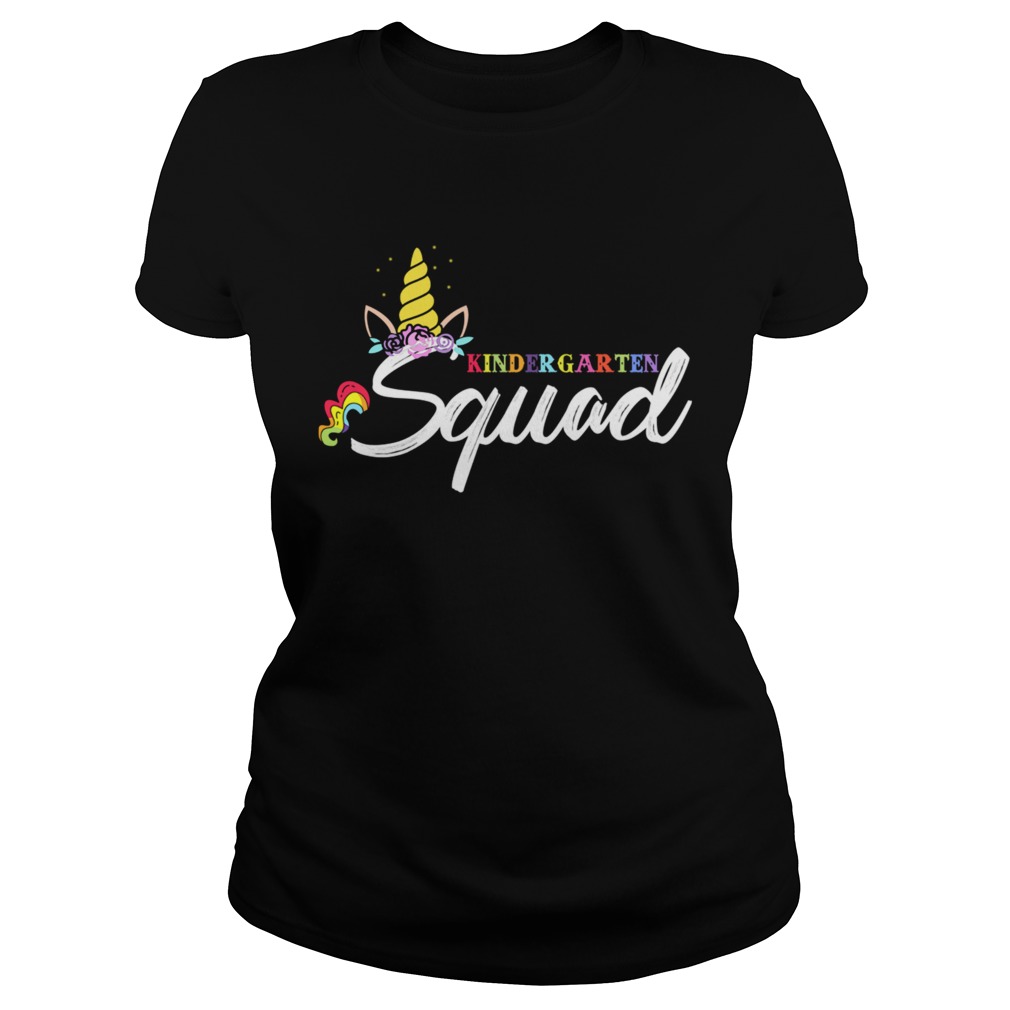 Happy First Day School Kindergarten Squad TShirt Classic Ladies