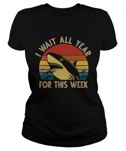 Hark I Wait All Year For This Week Vintage TShirt Classic Ladies
