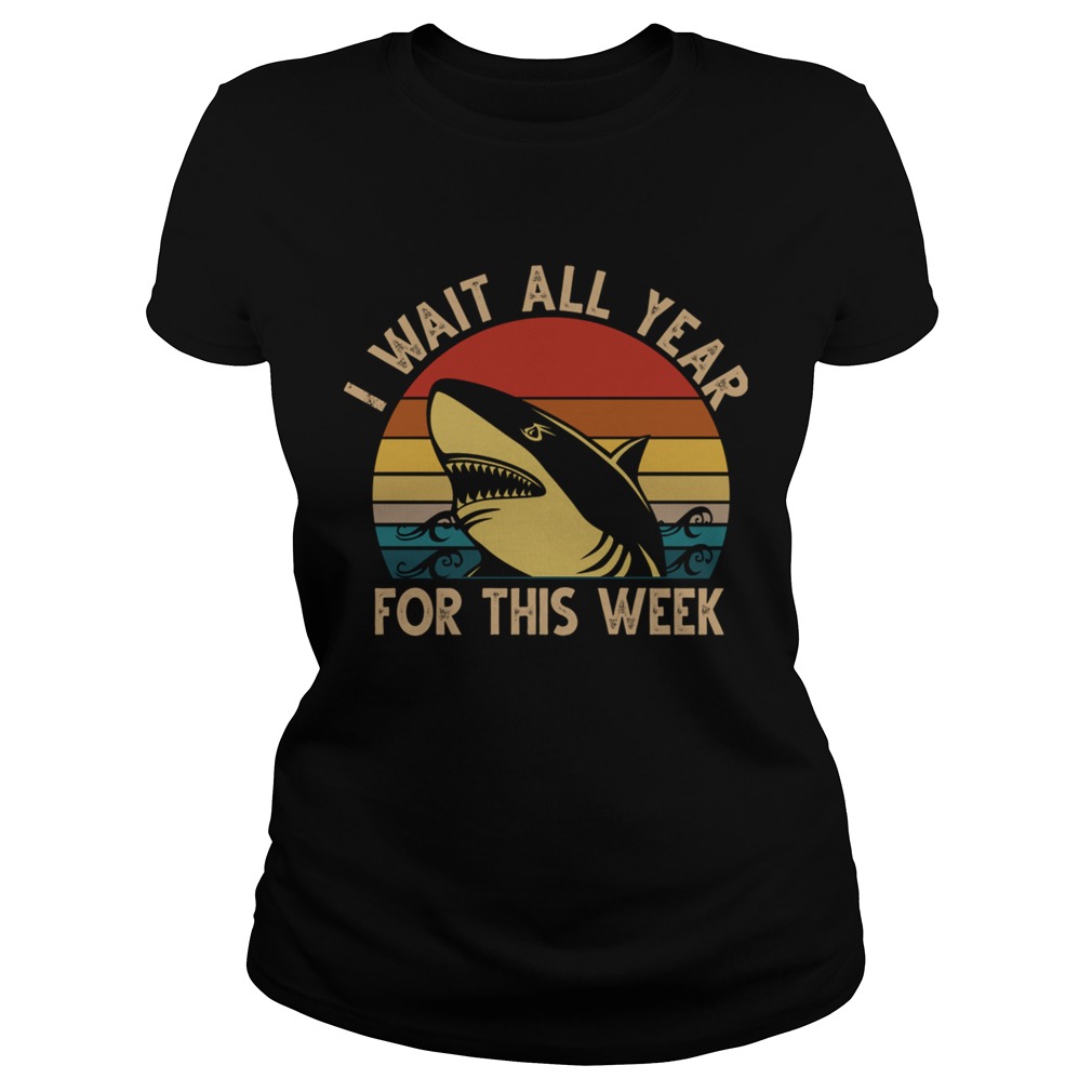 Hark I Wait All Year For This Week Vintage TShirt Classic Ladies