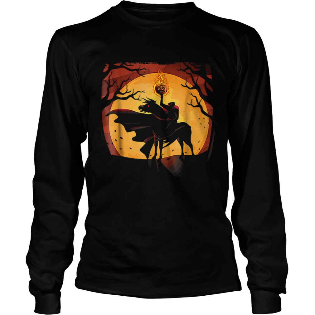 HeadlessKnightFlamingPumpkin LongSleeve