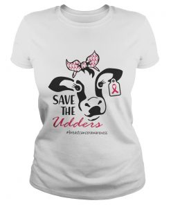 Heifer Save The Udders breastcancerawareness Shirt Classic Ladies