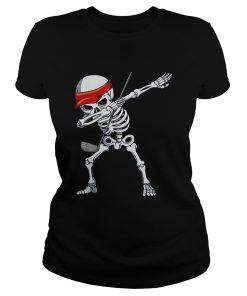 Hot Halloween Dabbing Skeleton Golfer Apparel Golf Player Dab  Classic Ladies
