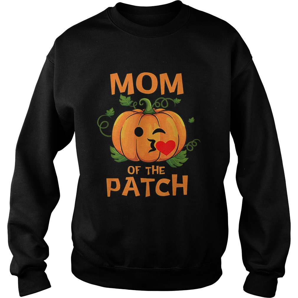 Hot Pumpkin Mom of the Patch Family Halloween Tee Sweatshirt