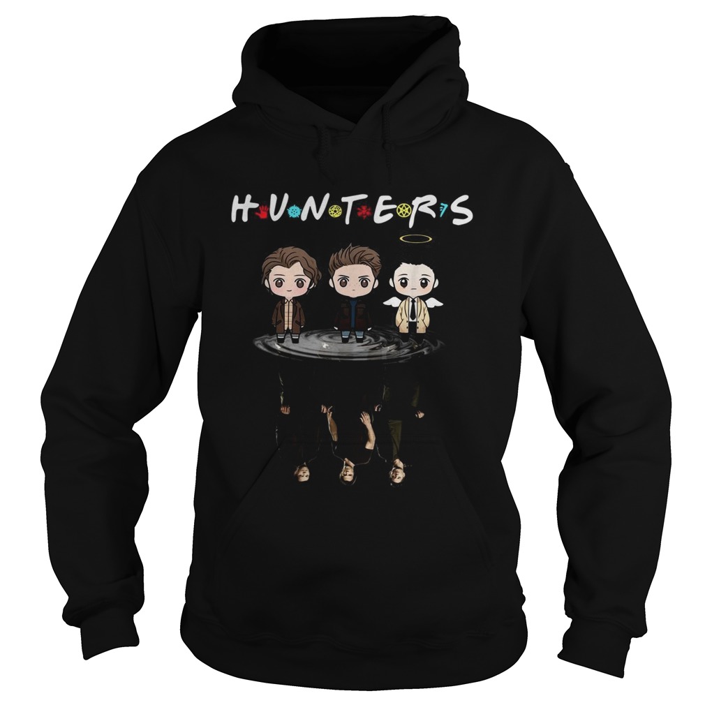 Hunters Chibi Supernatural water reflection Hoodie