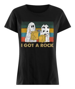 I Got A Rock Charlie Brown’s Ghost Halloween  Classic Women's T-shirt