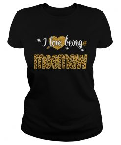I Love Being Meemaw Leopard Funny Meemaw Gift TShirt Classic Ladies