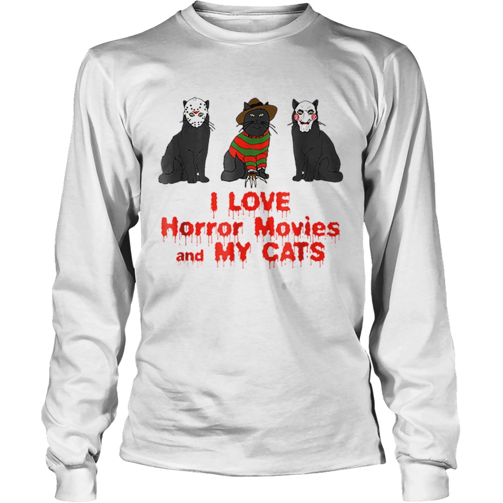I Love Cats Horror Movie LongSleeve