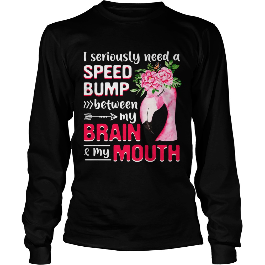 I Seriously Need A Speed Bump Between Brain And Mouth TShirt LongSleeve