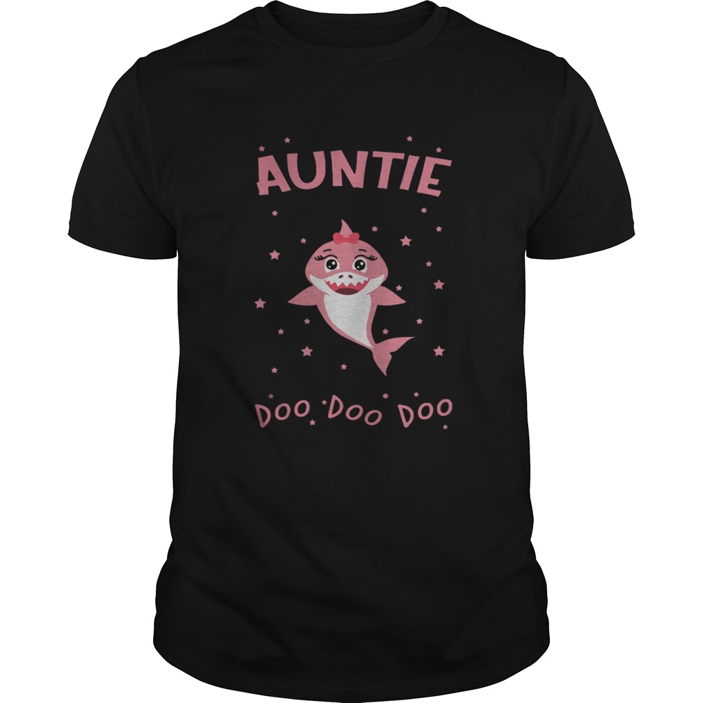 Im An Auntie Shark Who Happens To Cuss A Lot Doo Doo Doo Shirt