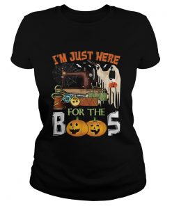 Im Just Here For The Boos Halloween Quilting  Classic Ladies