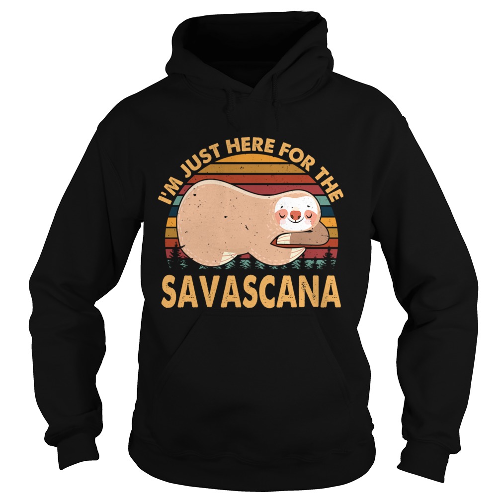 Im Just Here For The Savasana Vintage TShirt Hoodie