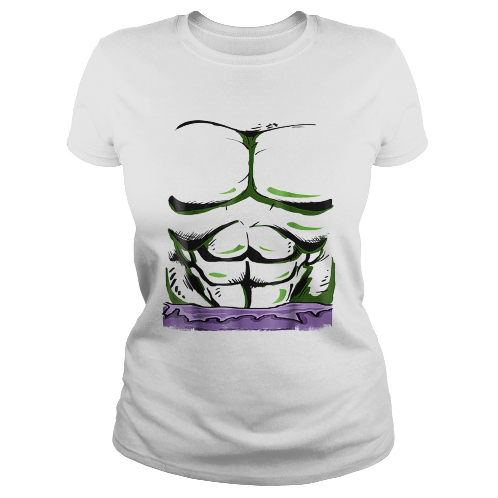Incredible Hulk Halloween Costume Graphic Classic Ladies