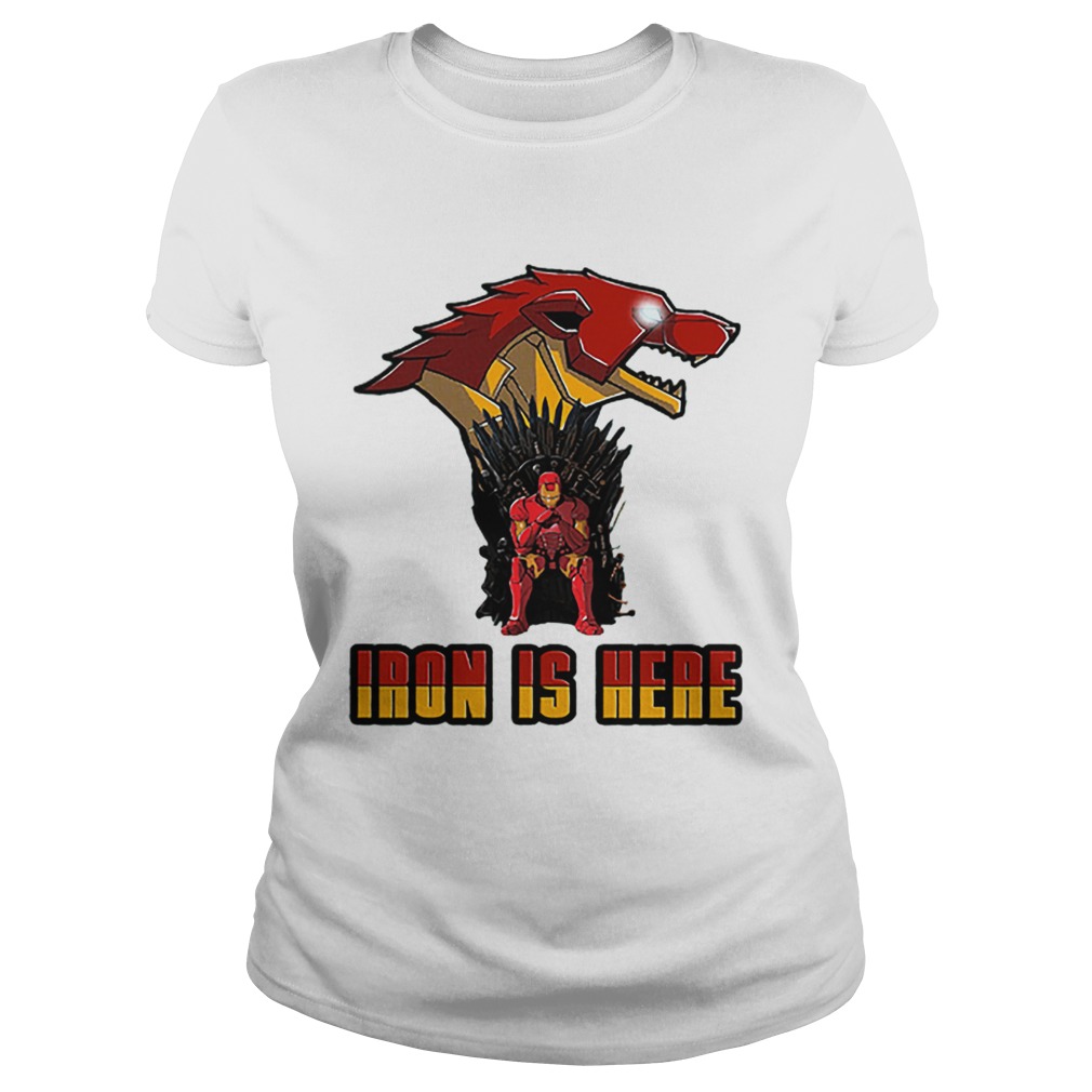 Iron Man GOT Iron Is Here Game Of Thrones Classic Ladies