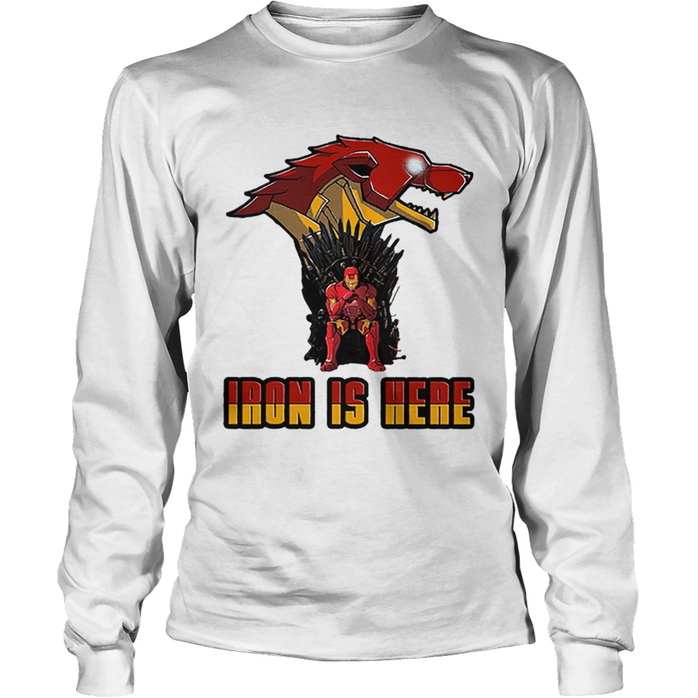 Iron Man GOT Iron Is Here Game Of Thrones LongSleeve
