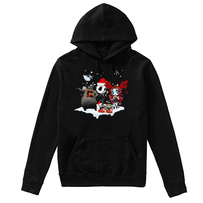 Jack Skellington and Sally Oogie Boogie Christmas Unisex Hoodie