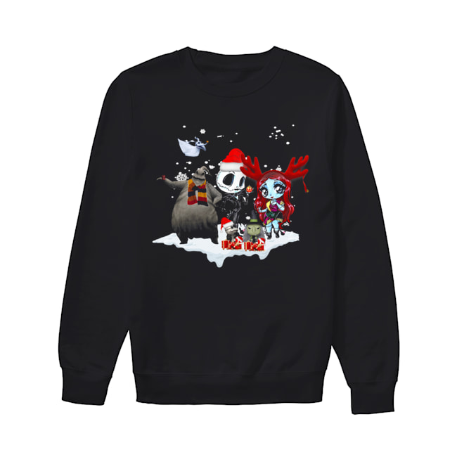 Jack Skellington and Sally Oogie Boogie Christmas Unisex Sweatshirt