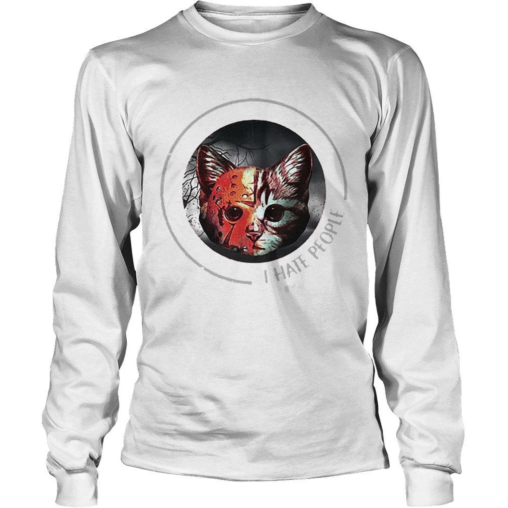 Jason Voorhees And Cat I Hate People LongSleeve