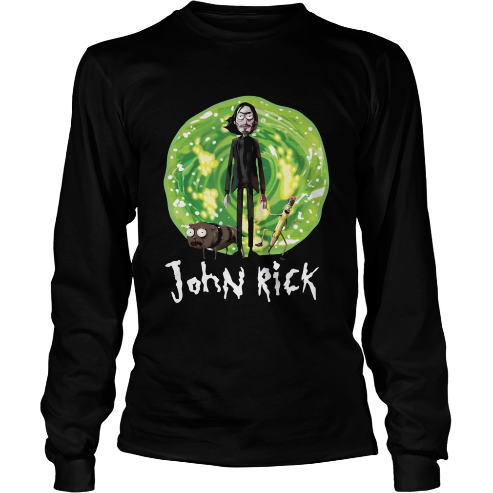 John Rick John Wick Rick and Morty crossover shirt - T Shirt Classic
