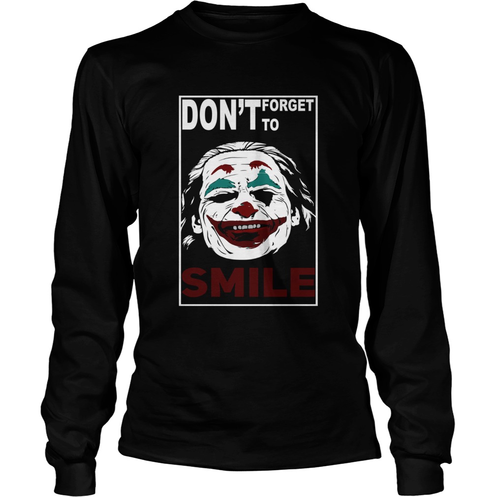 Joker Dont forget to Smile LongSleeve