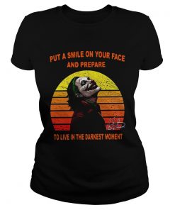 Joker put a smile on your face and prepare to live in the darkest moment sunset  Classic Ladies