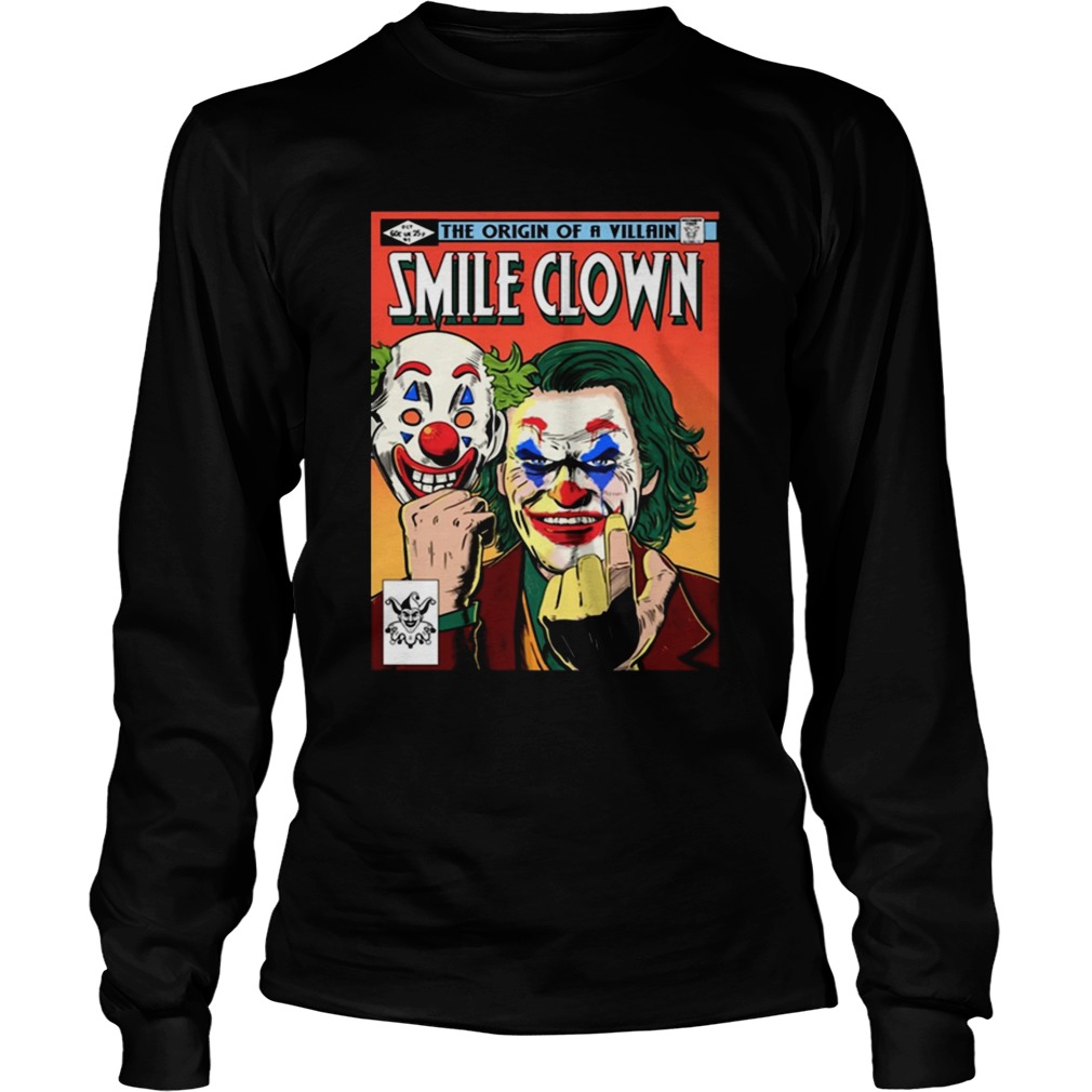 Joker the origin of a villain smile clown LongSleeve