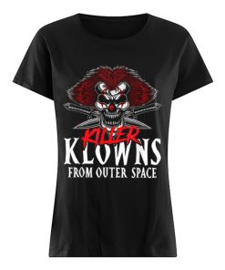 Killer Klowns From Outer Space Scary Clown Halloween  Classic Women's T-shirt