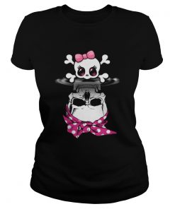 Lady skull water mirror reflection  Classic Ladies