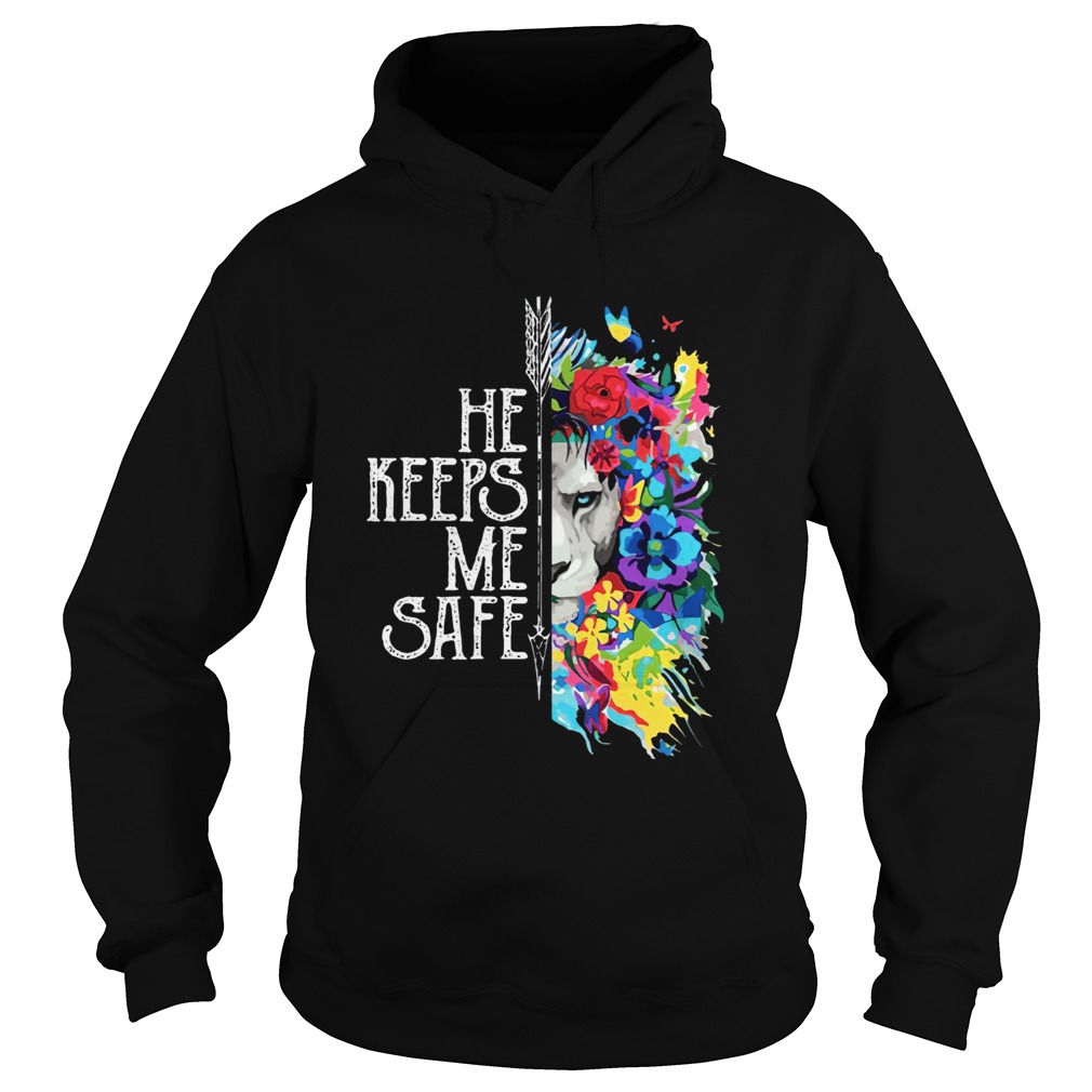 Lion he keeps me safe Hoodie