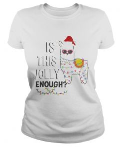 Llama is this jolly enough Christmas lights  Classic Ladies