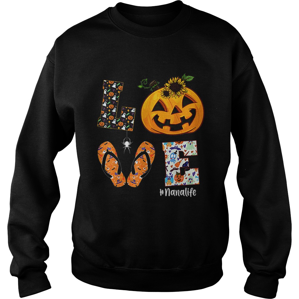 Love NanalifeHalloween Sunflower Sweatshirt