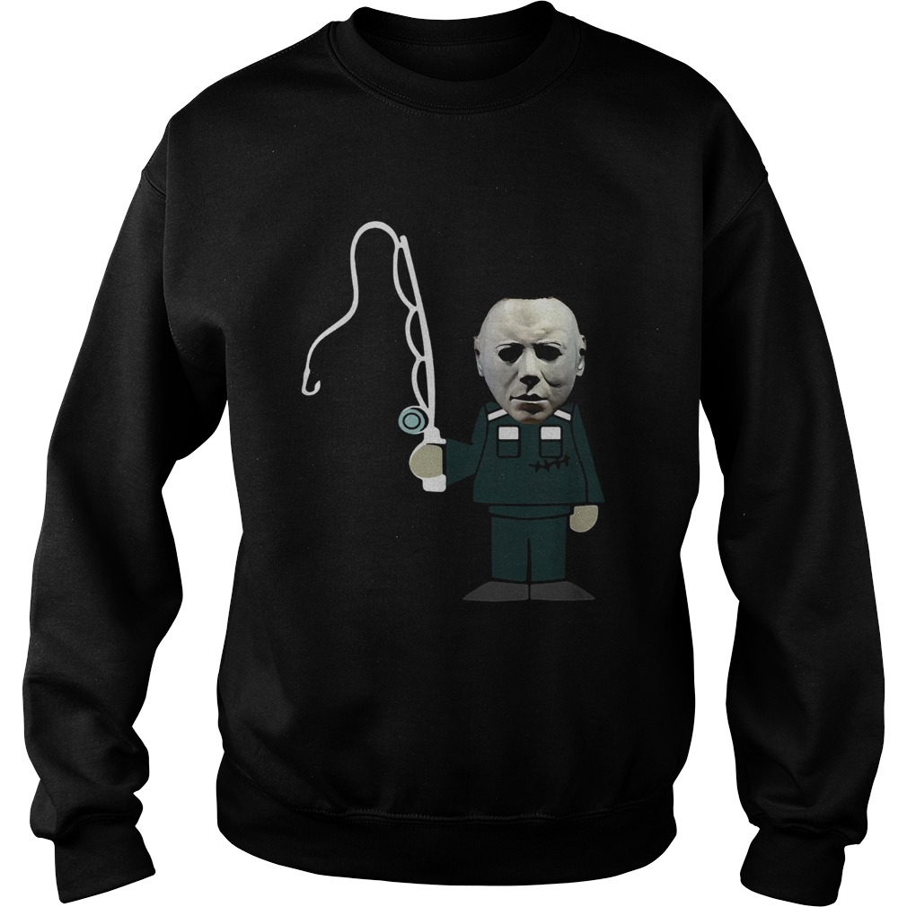 Michael Myers fishing Sweatshirt