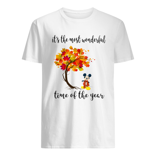 Mickey Autumn It’s the most wonderful time of the year shirt