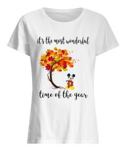 Mickey Autumn It’s the most wonderful time of the year  Classic Women's T-shirt