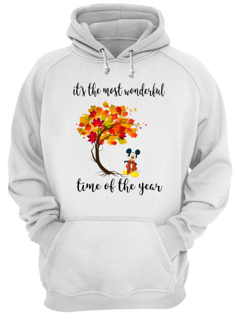 Mickey Autumn It’s the most wonderful time of the year Unisex Hoodie