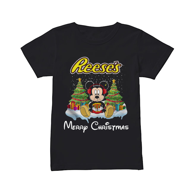 Mickey Mouse drink Dutch Reese’s Christmas Classic Women's T-shirt