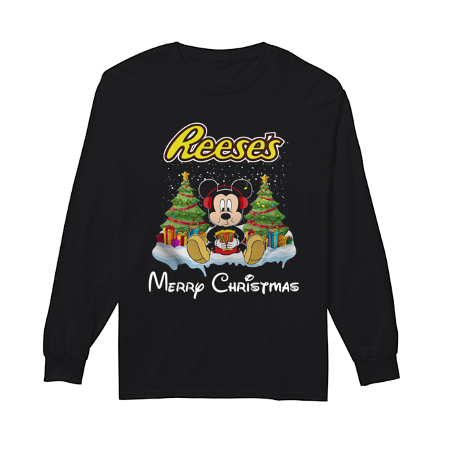 Mickey Mouse drink Dutch Reese’s Christmas Long Sleeved T-shirt 