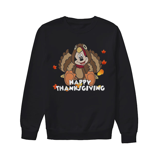Mickey Mouse happy thanksgiving Unisex Sweatshirt