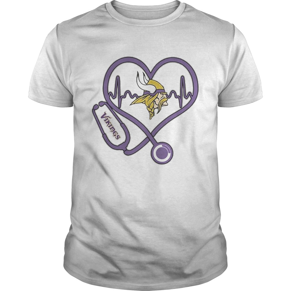 Minnesota Vikings nurse heartbeat shirt