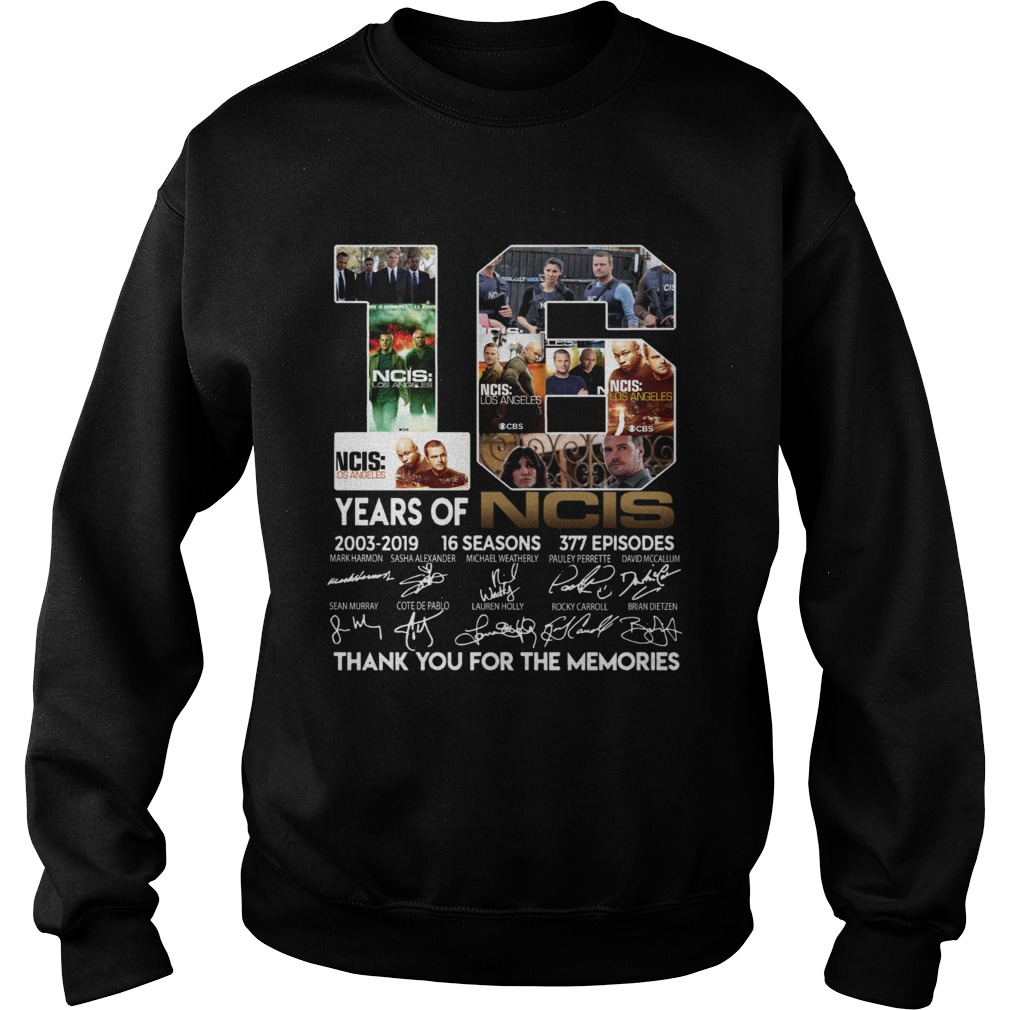 NCIS 16th Anniversary 20032019 Sweatshirt