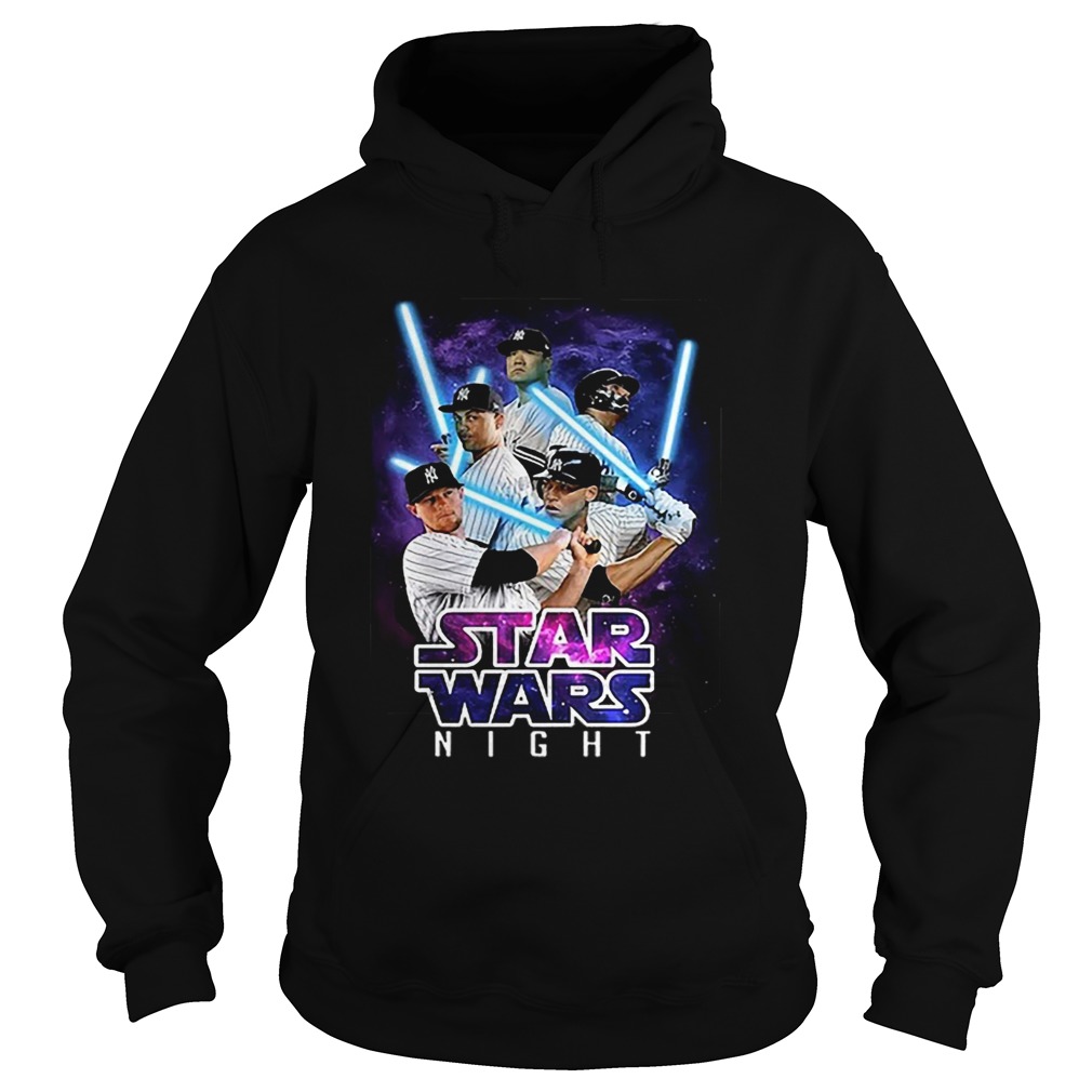 New York Yankees players Star Wars night Hoodie